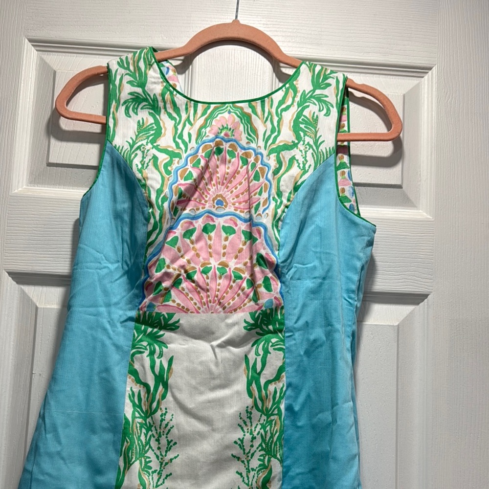 Lilly Pulitzer Blue and Green Dress